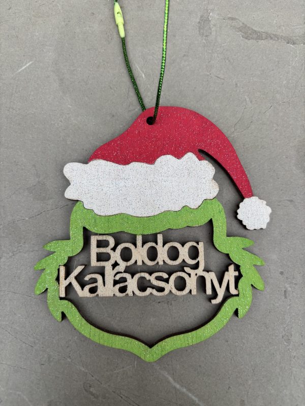 IMG_3367 Boldog Karácsonyt - Grincs karácsonyfadísz